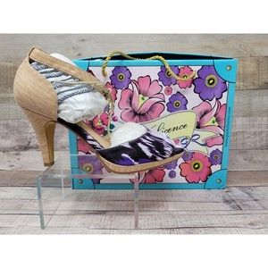 Poetic Licence Leather Heels “A Sure Combo” Size 7M US / 38 EUR